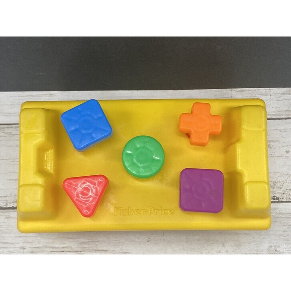 1986 Fisher Price Tap N Turn Bench Baby Toddler Developmental Toy Set NO HAMMER - Picture 7 of 10